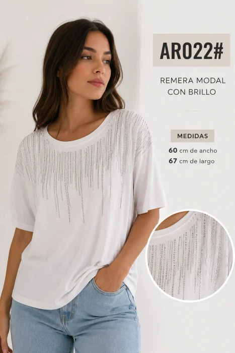 Remera Brillo