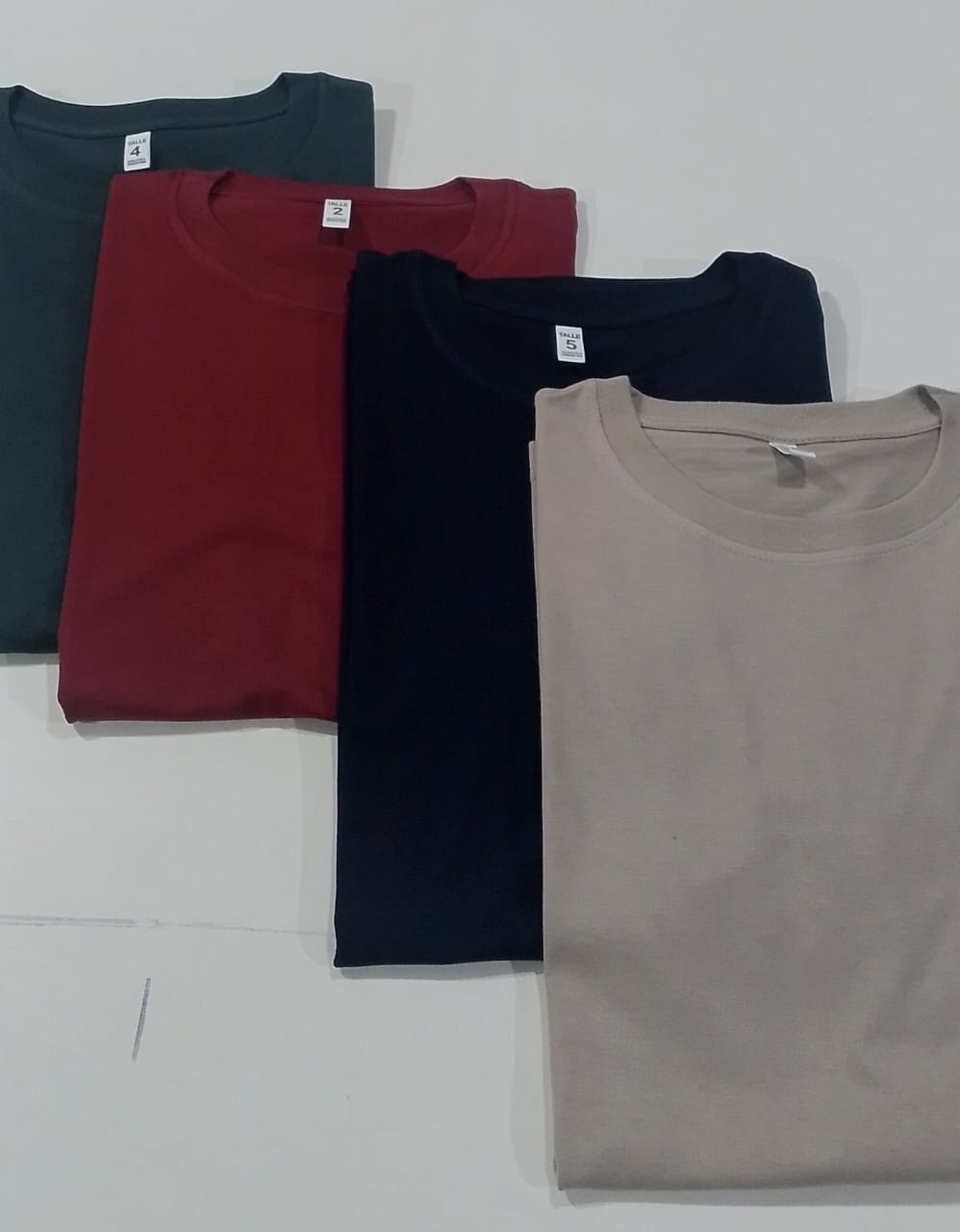Remeras Lisas de Algodon Peinado - Imagen 2