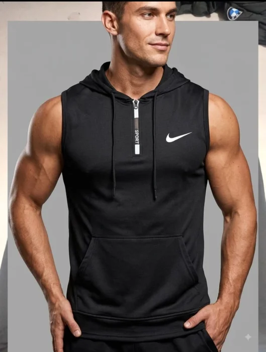 Músculosa Capucha Deportiva
