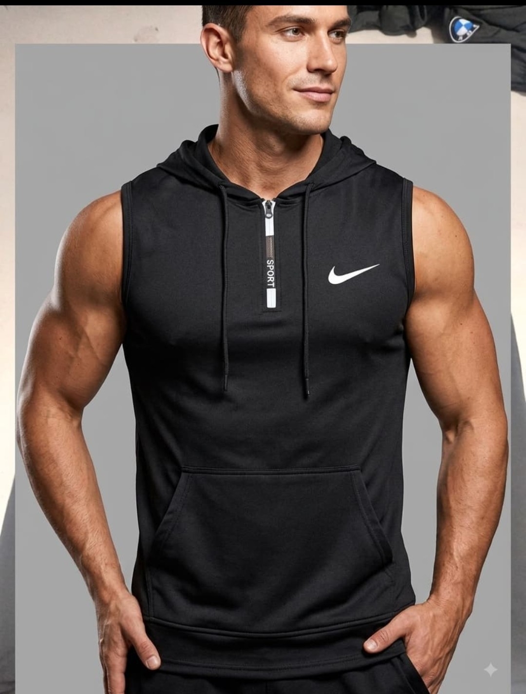 Músculosa Capucha Deportiva - Imagen 3