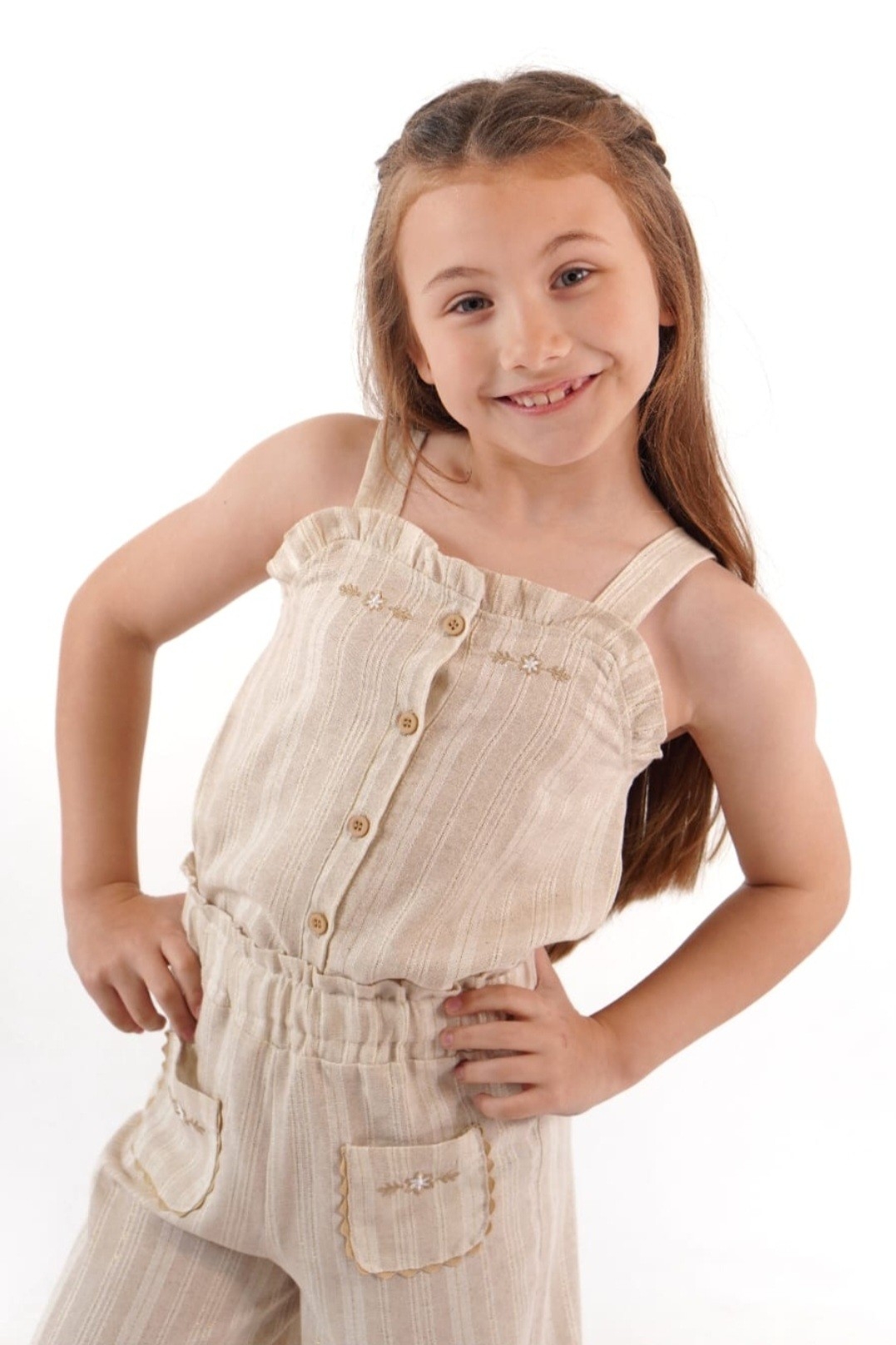 Conjunto  Aurora Lino Brodery por Pedido del 2 al 12 - Imagen 3