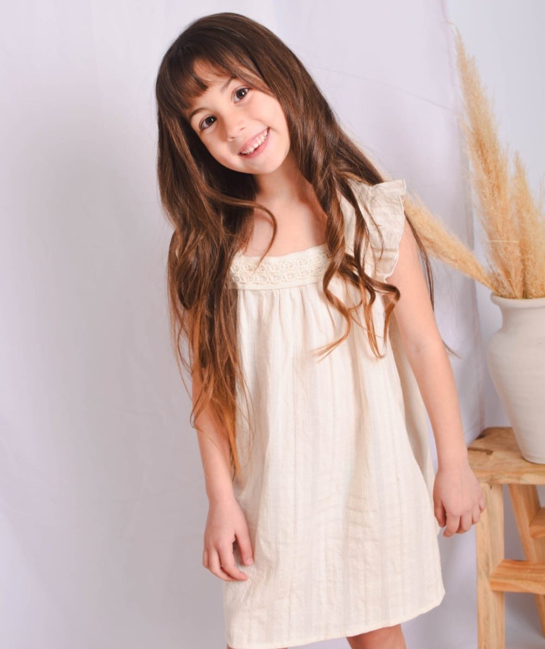 Vestido Almacén 4 al 12algodon 100% - Imagen 2