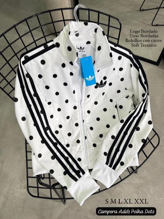 Campera Polka Adid@s White