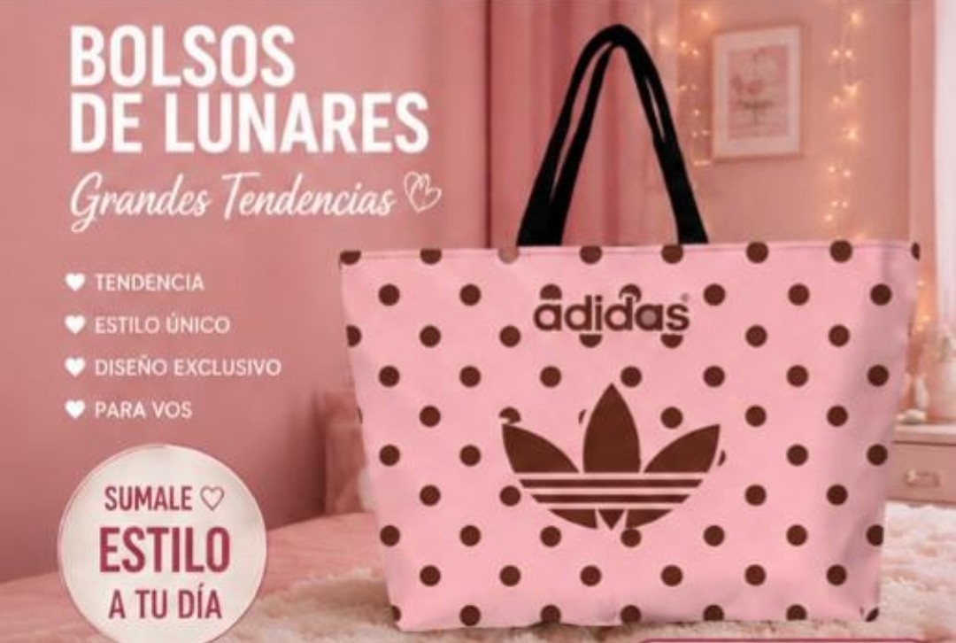 Bolso Lunares Impermeable Mujer Adid - Imagen 2