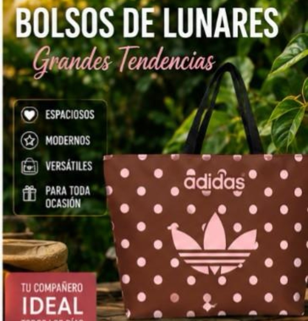 Bolso Lunares Impermeable Mujer Adid - Imagen 3