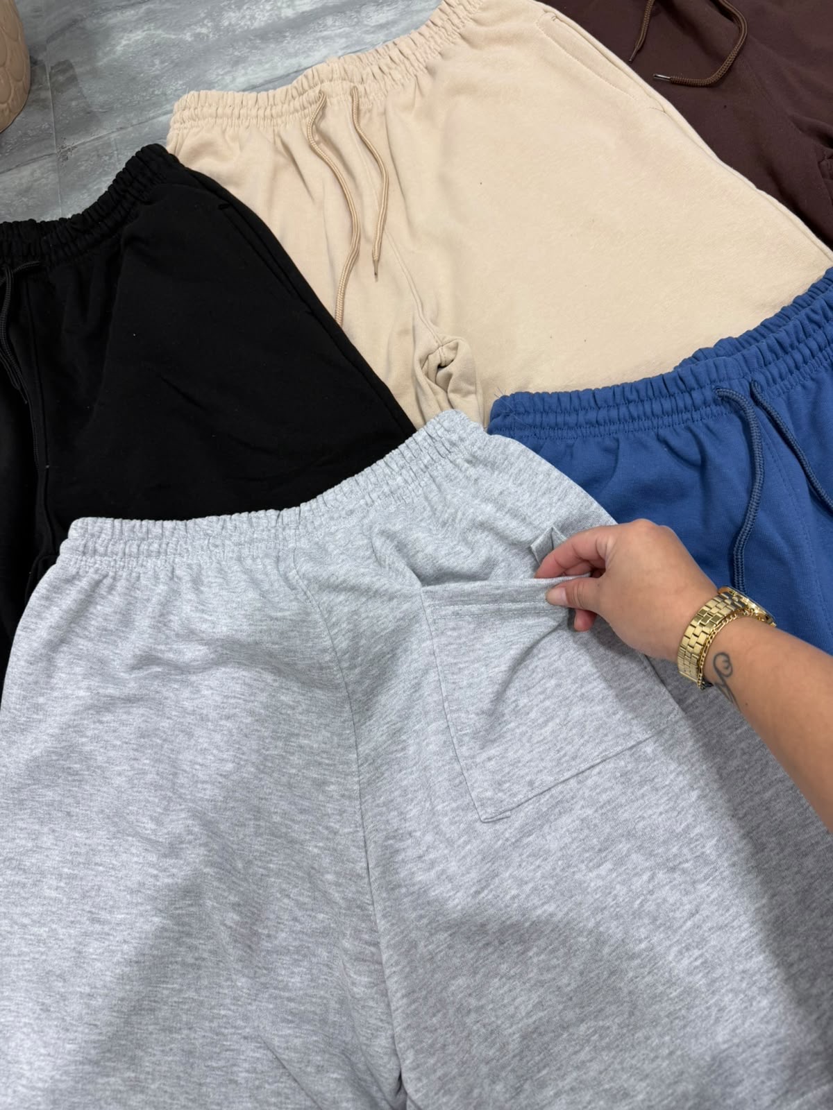 Short Liso de Algodón Rústico Peinado, Calidad Premium para Hombre - F4A84141-2600-44A8-A441-B73AB6CA8ED5.jpeg