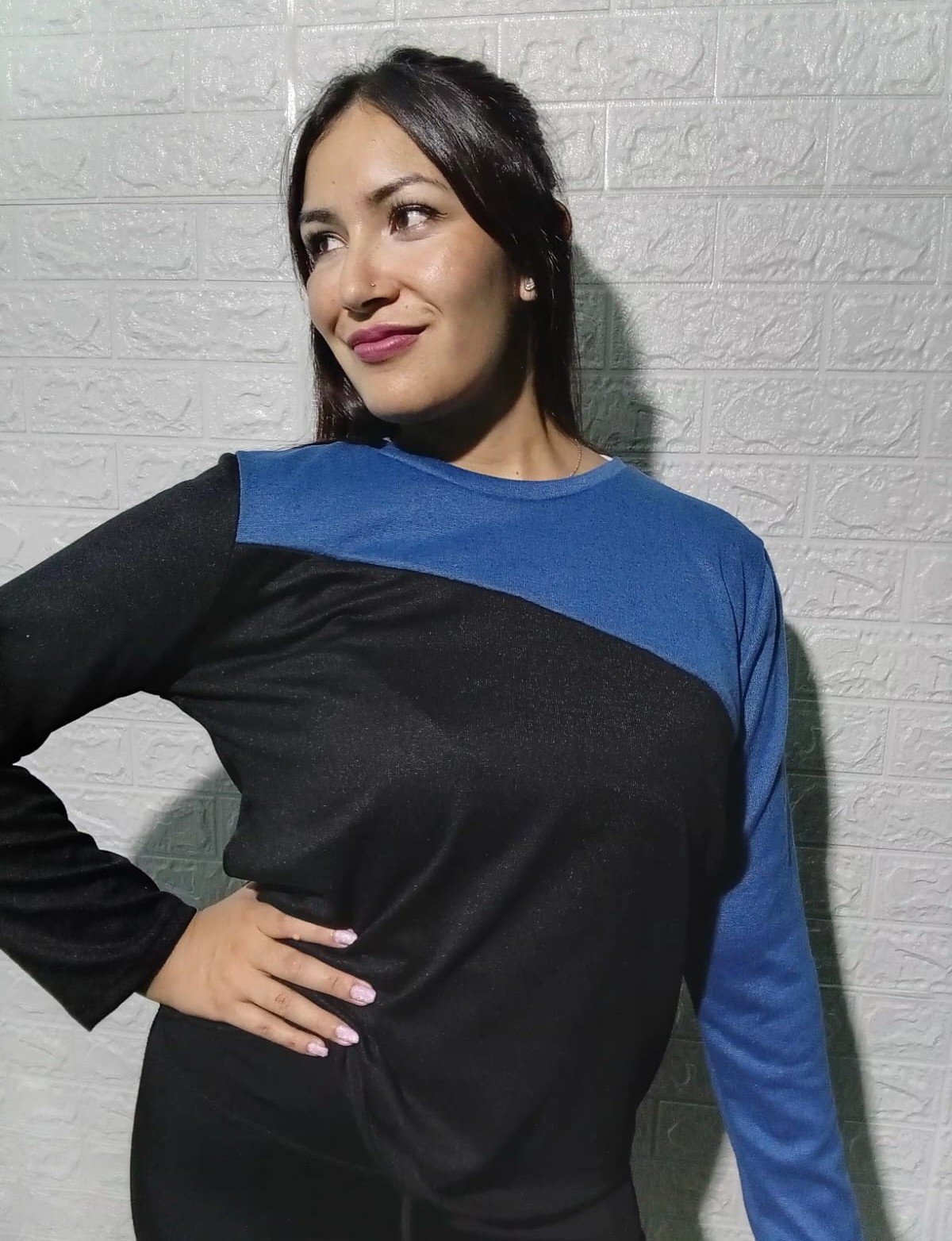 Sweater Combinado de Lanilla - Imagen 3