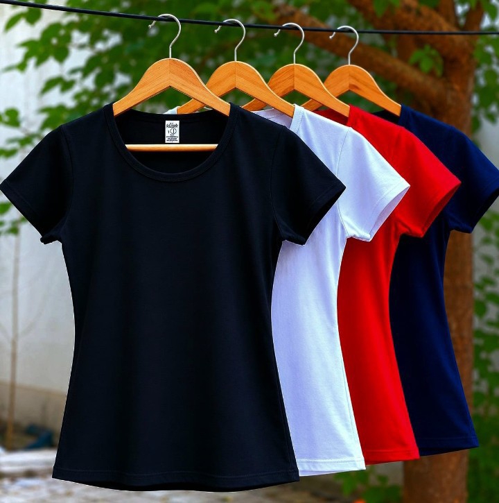 Remeras Algodón Peinado de Mujer - Imagen 3