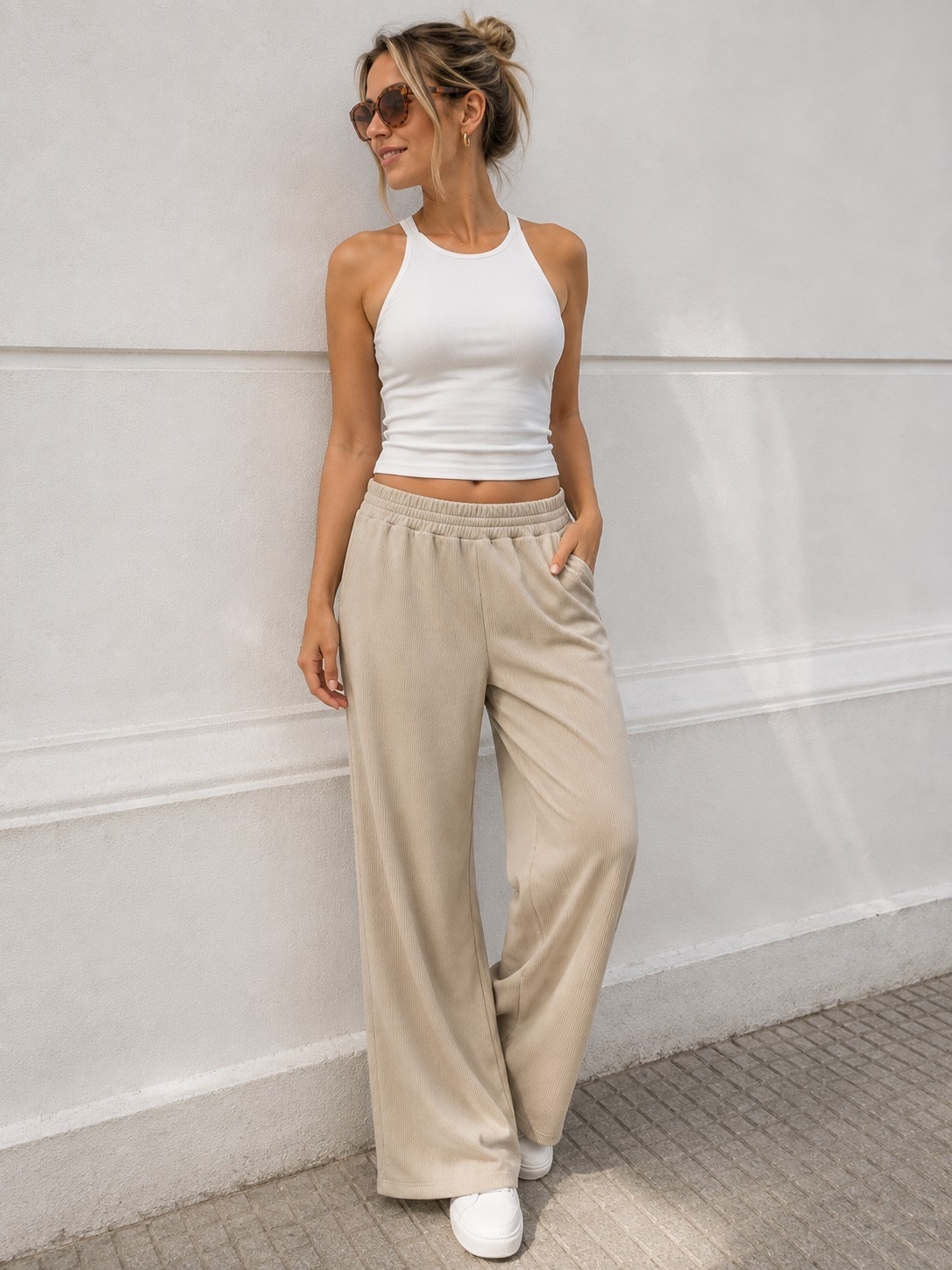 Pantalon Recto Morley Acanalado - Imagen 2
