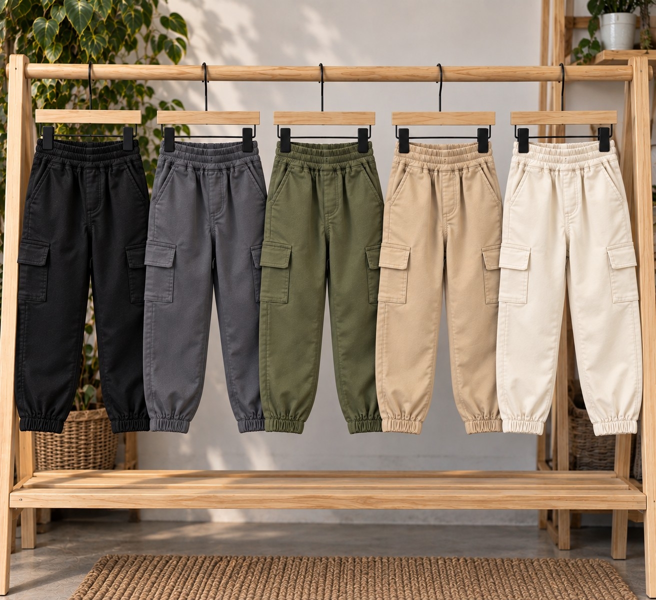 Pantalon Cargo Oversize Gabardina - Imagen 2