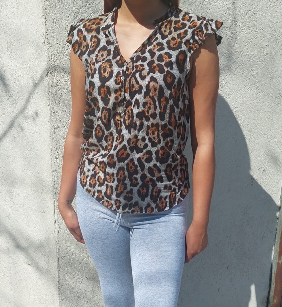 Blusa Animal Print de Fibrana - Imagen 2