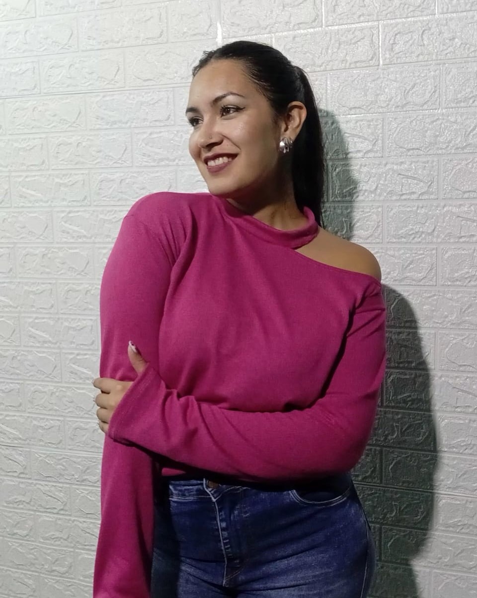 Sweater Hombro Descubierto de Lanilla - Imagen 3