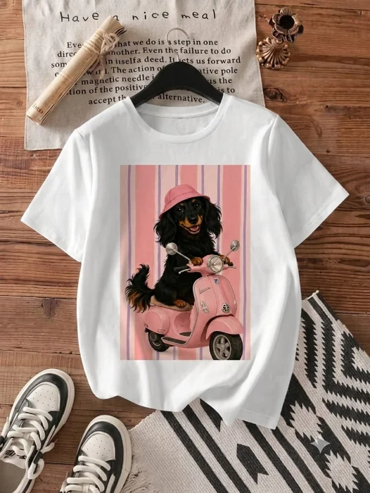 Remeron Dog Motorbike Rose