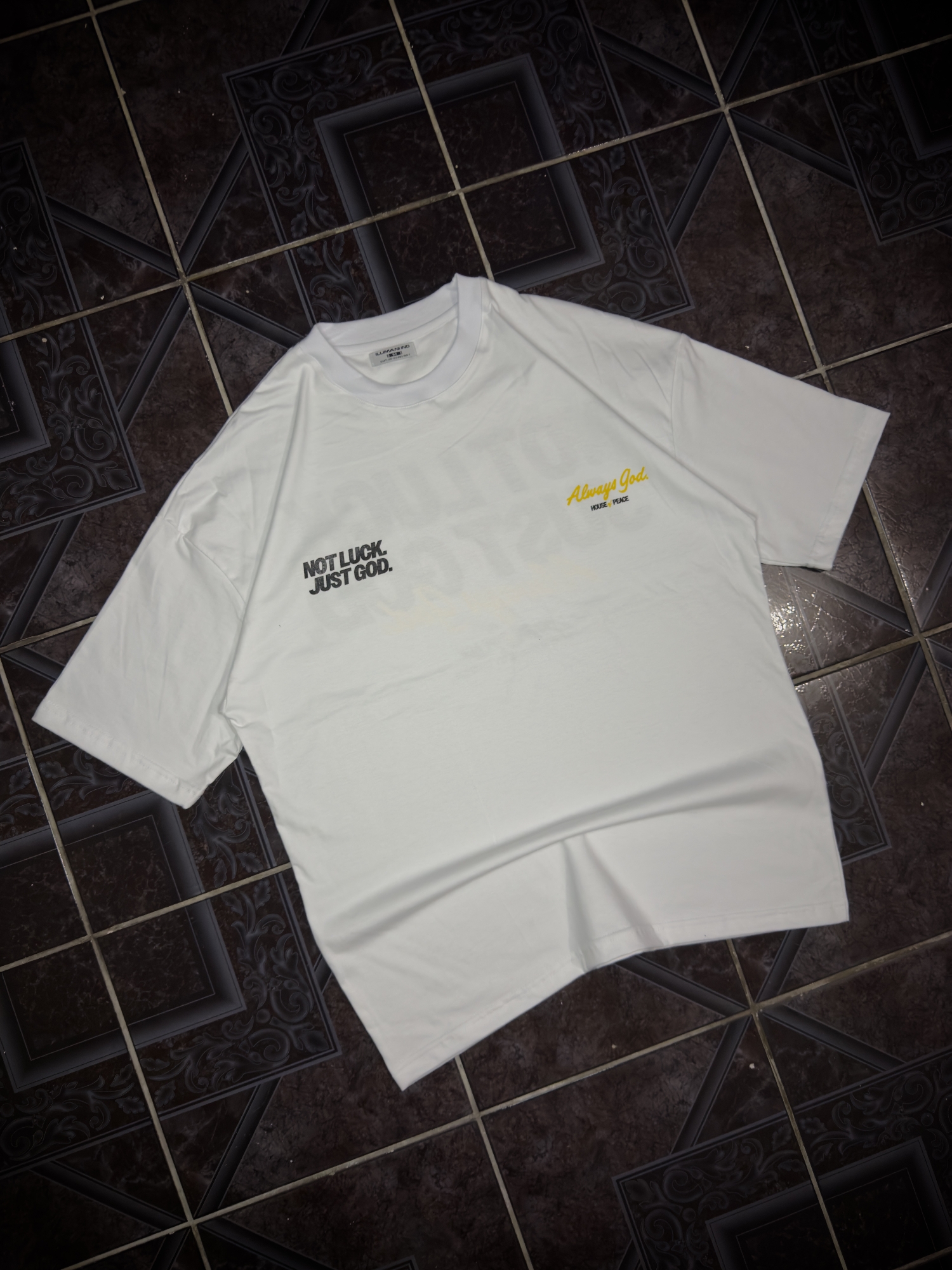 Remera Oversize Not Luck Cristiana - Imagen 3