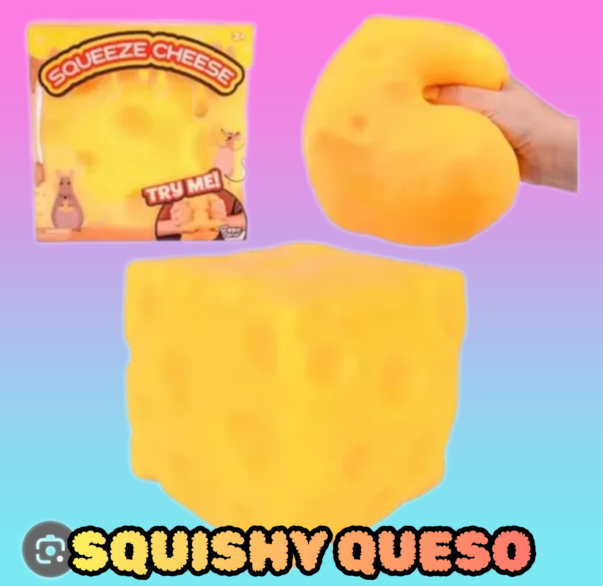 Queso Squishy Grande - Imagen 2