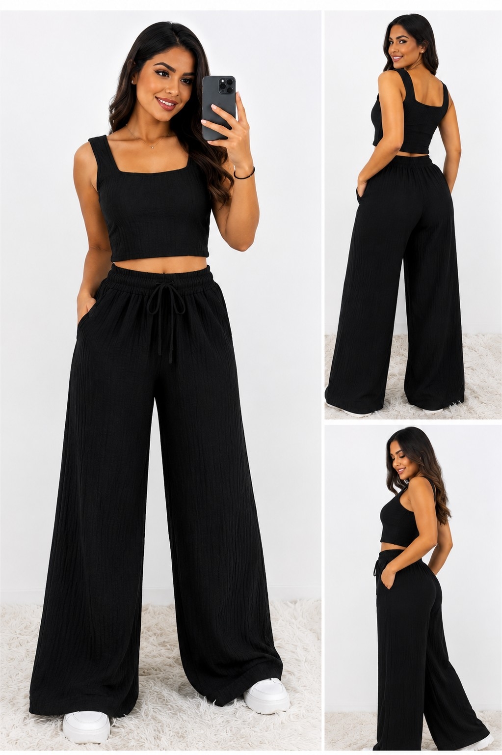 Conjunto Tela Hawaii Excelente Calidad - Imagen 2