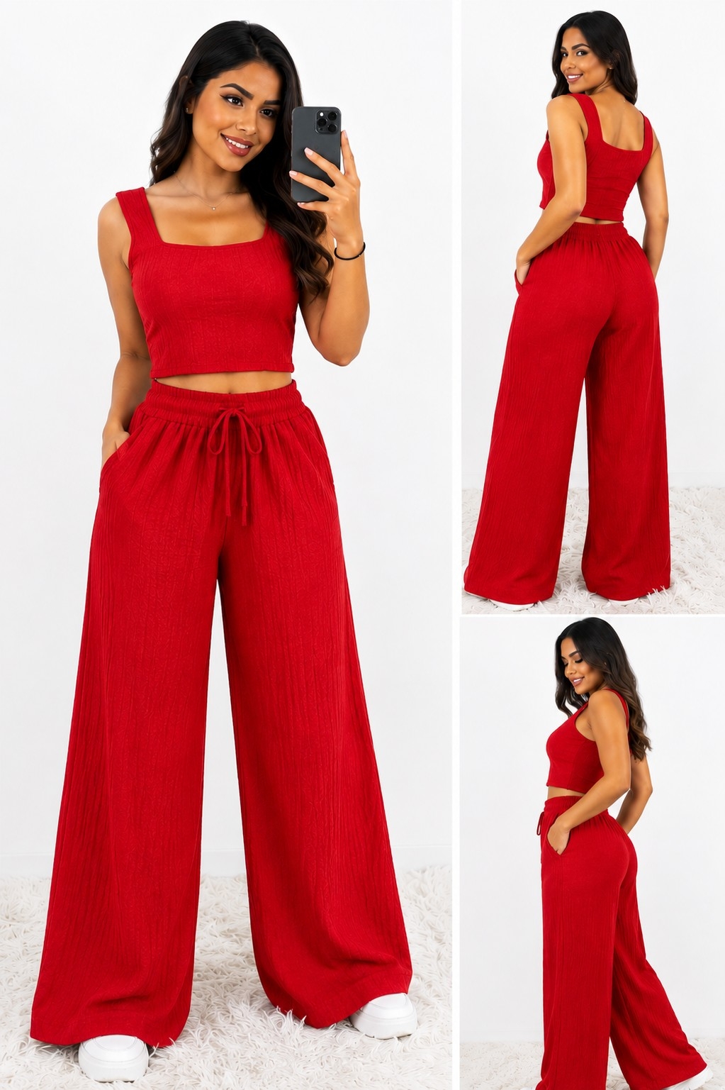 Conjunto Tela Hawaii Excelente Calidad - Imagen 4