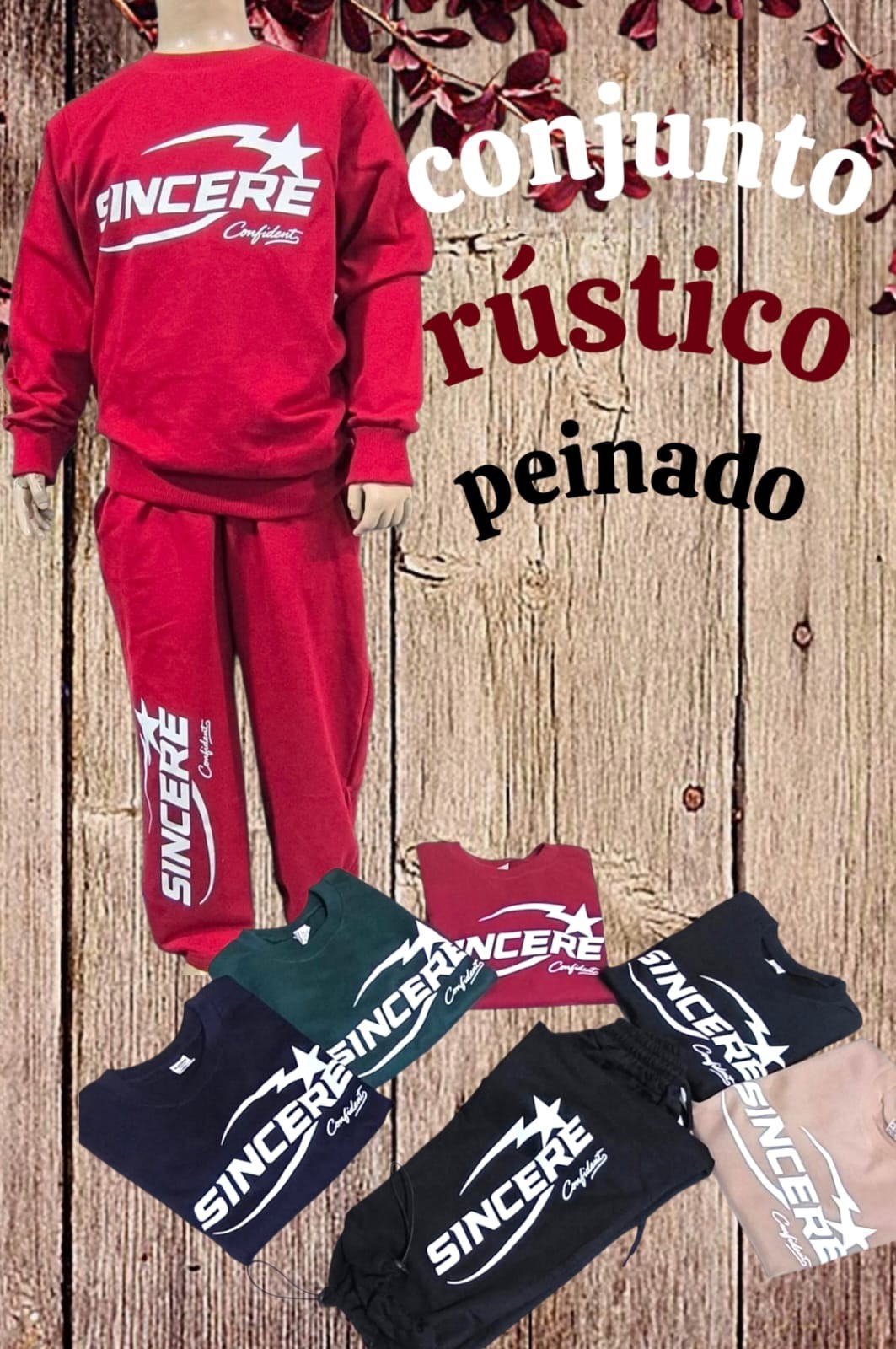 Conjunto Rústico Peinado - Imagen 3