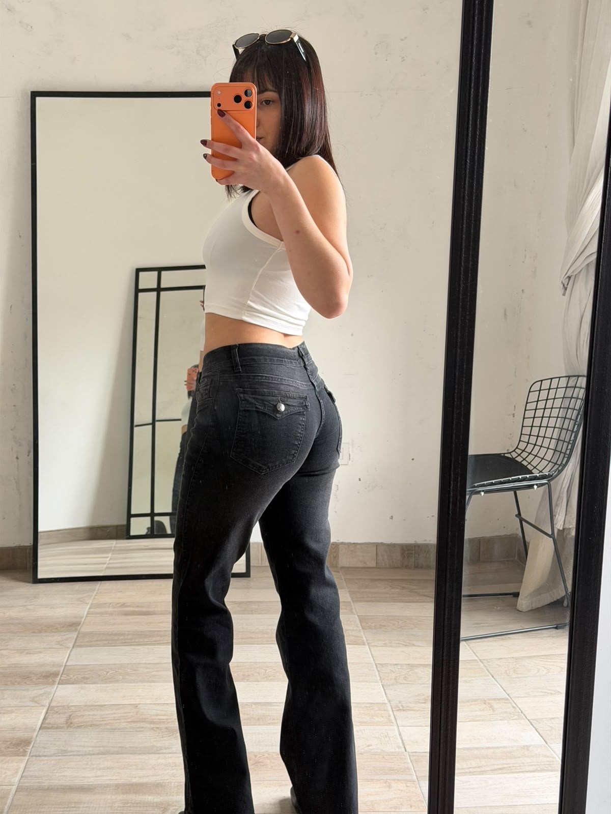 Oxfort Elastizado Tiro bajo Gris con Tapita Atras - Imagen 5