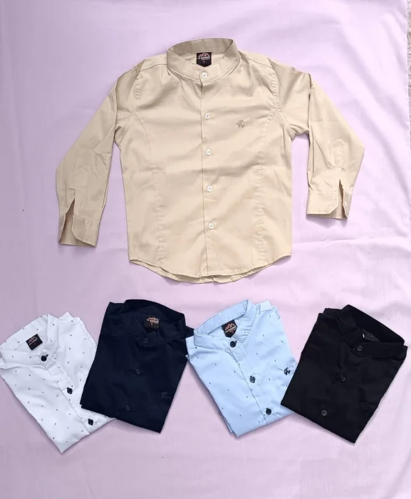 Camisa Poplin Elastizado y Entallado 4 al 16