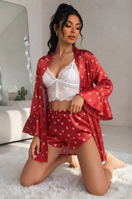 Pijama 3 Piezas Scarlett