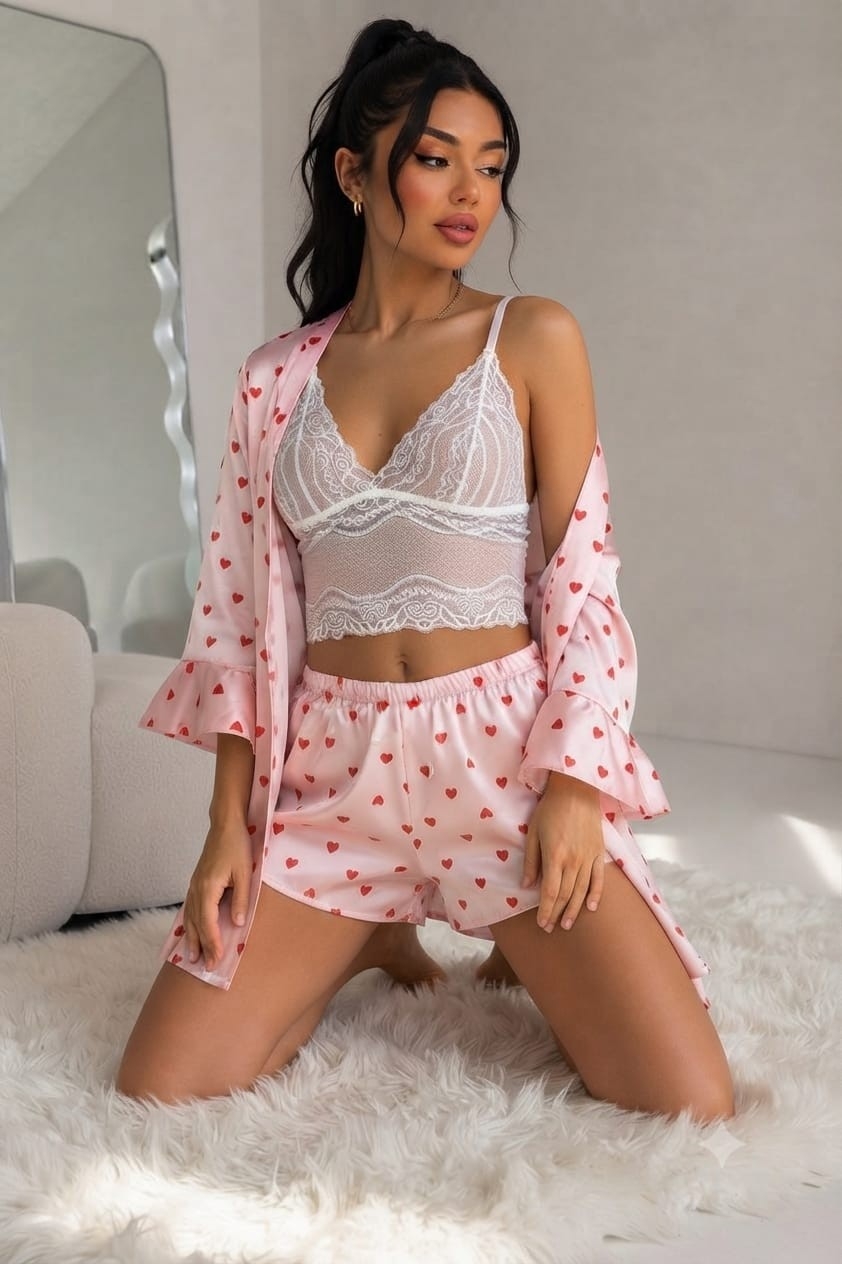 Pijama 3 Piezas Scarlett - Imagen 2
