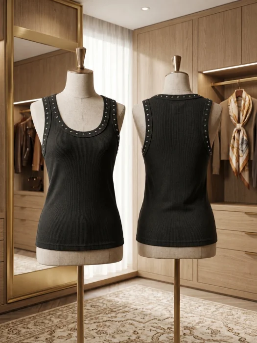 Musculosa Morley con Tachas