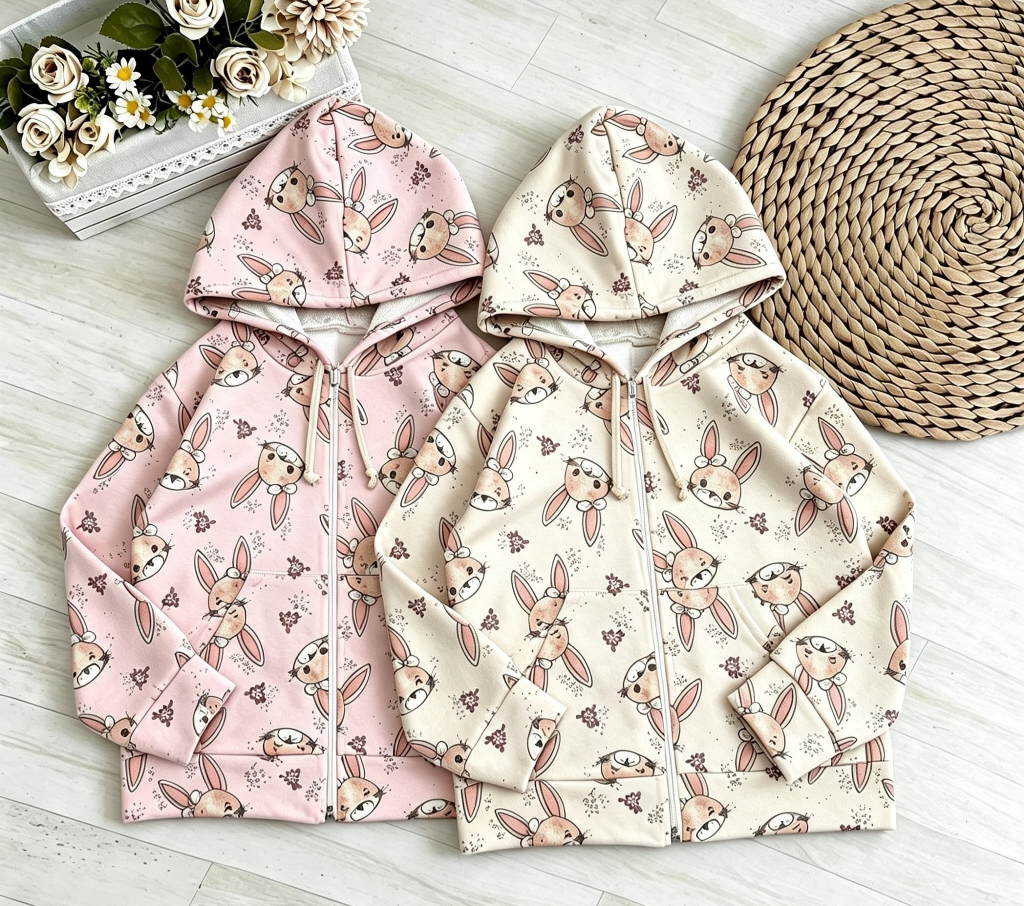 Campera  Estampa Rustica Peinado Premium - Imagen 2