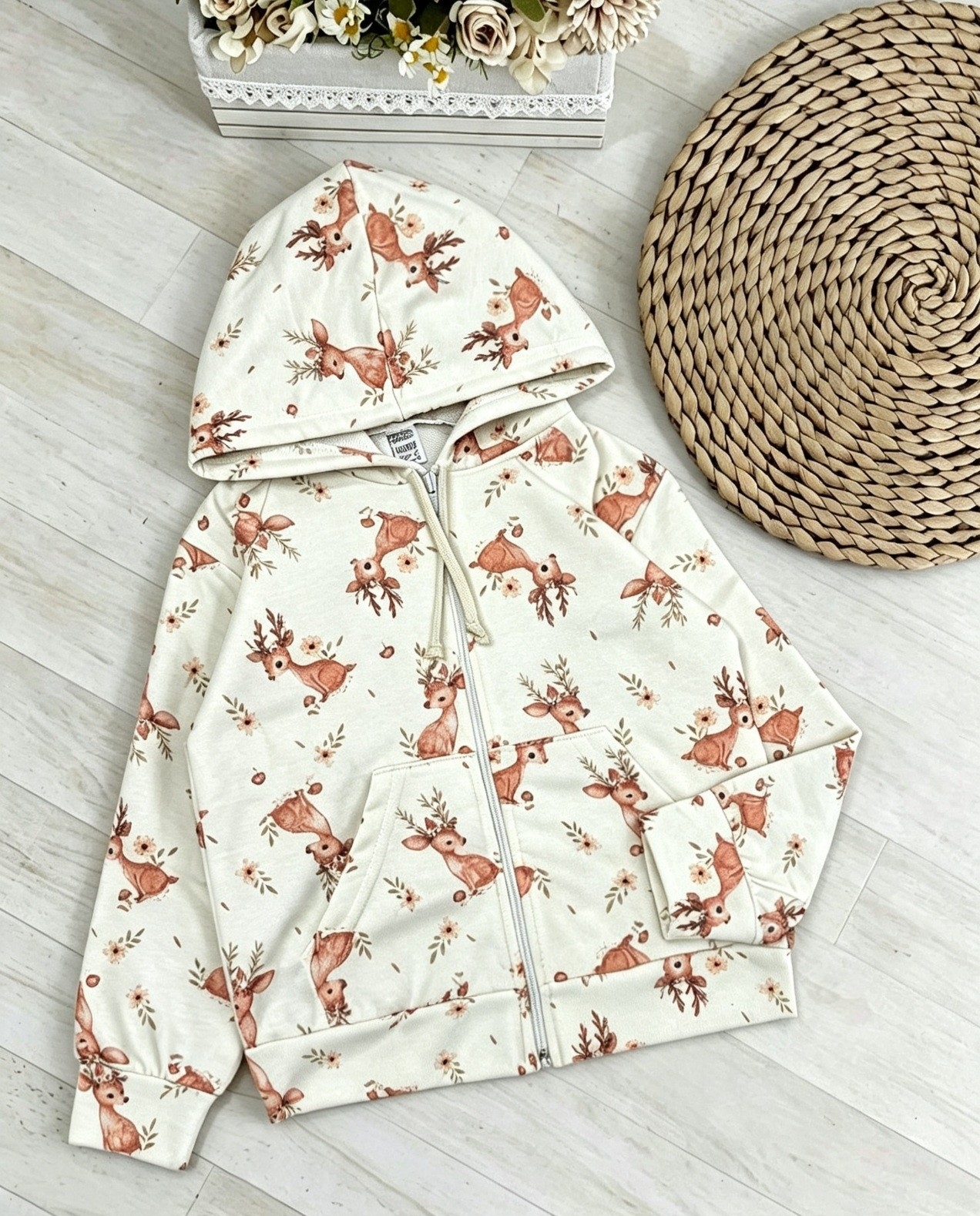 Campera  Estampa Rustica Peinado Premium - Imagen 3