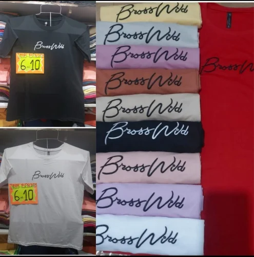 Remera Talle Especial Bordado