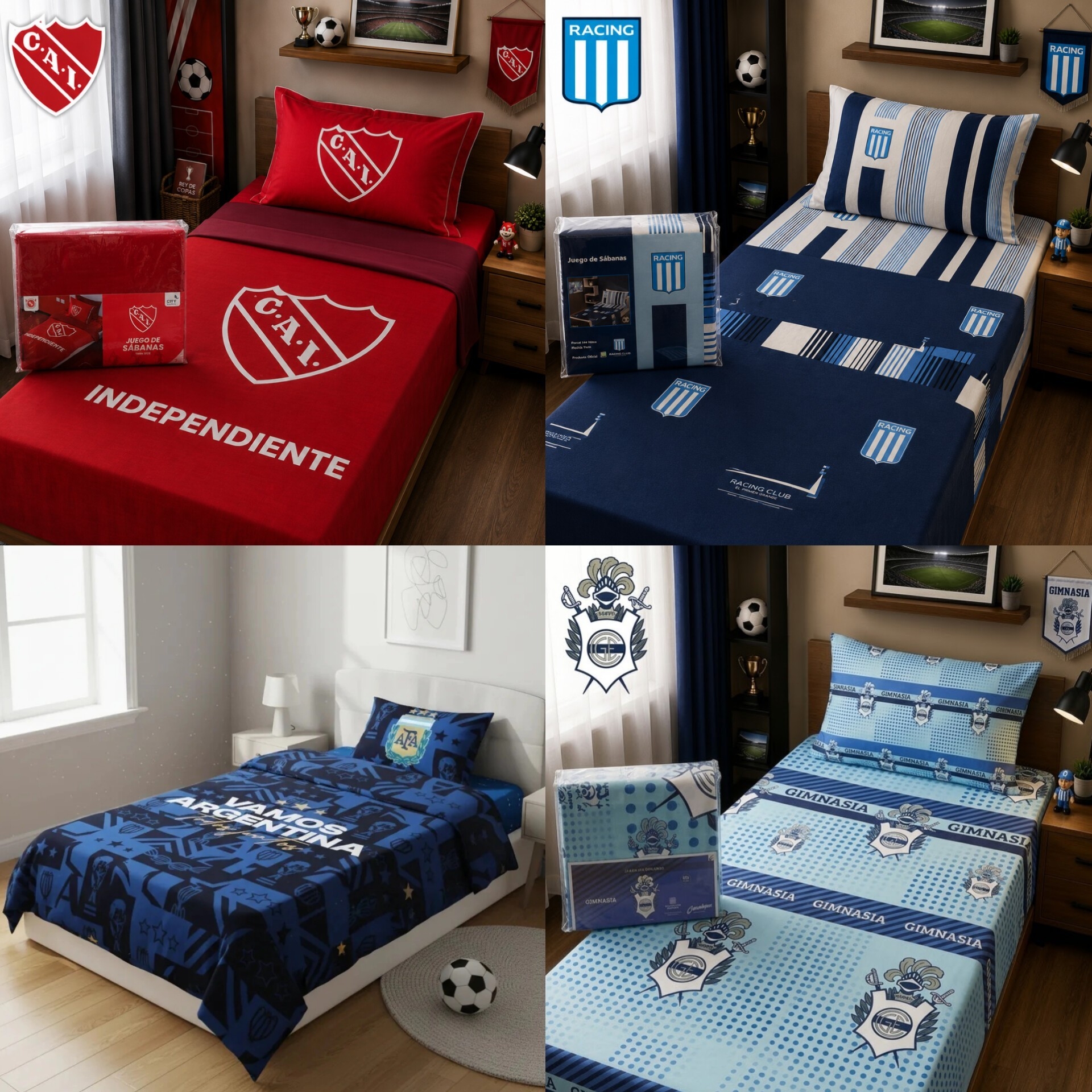 Juego de Sabanas "clubs de Futbol" - Imagen 2