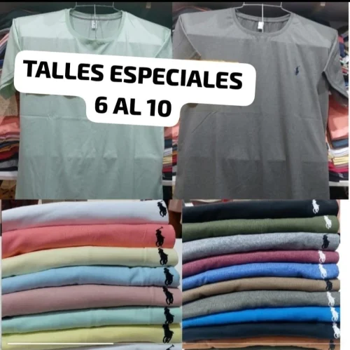 Remera Polo Borado Talle Especial