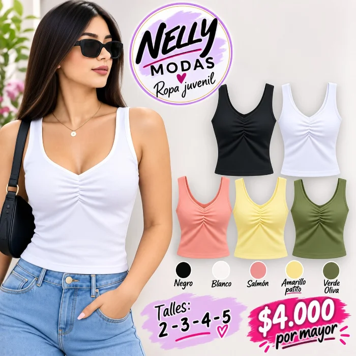 Musculosas   con Frunci