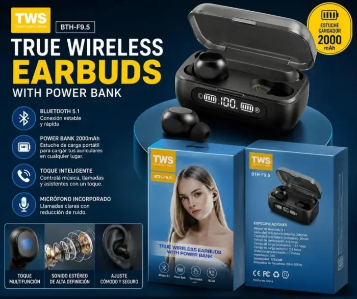 Auriculares Bluetooth F9