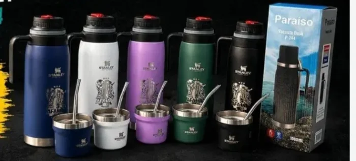 Termo Mate y Bombilla