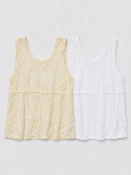 Musculosa Bordado