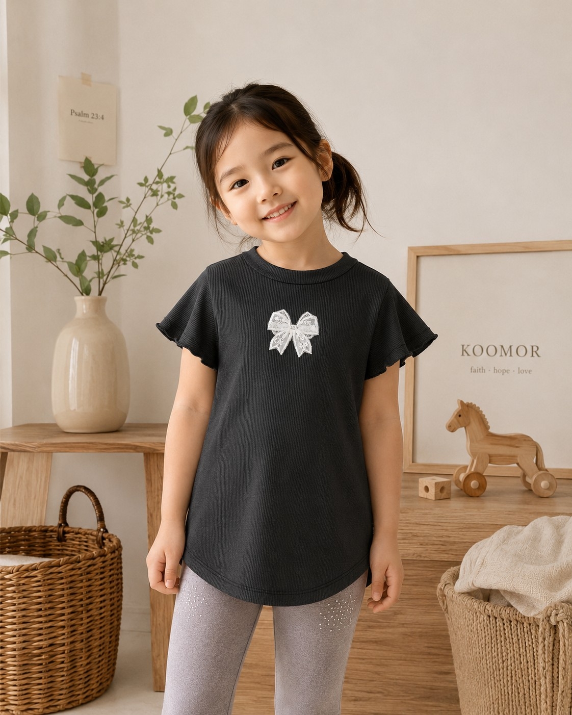Remeras  de Nenas  con Aplique - Imagen 3