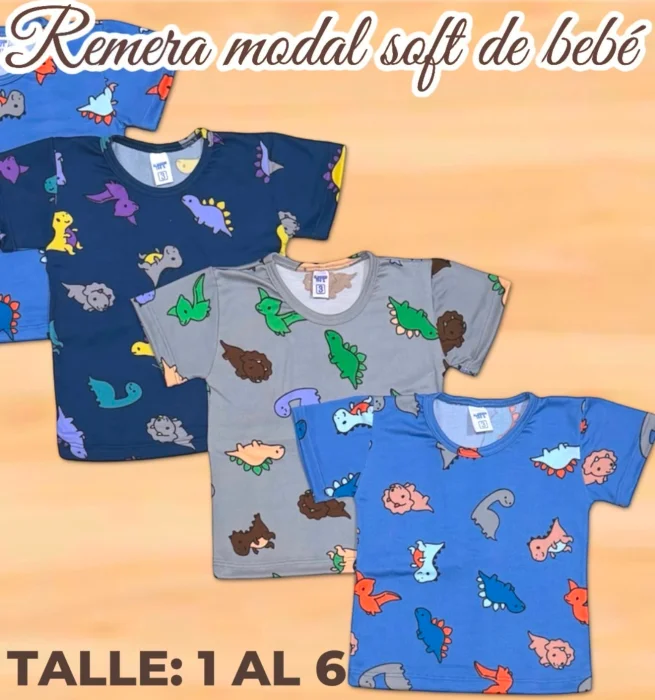 Remera de Bebe Soft Estampado