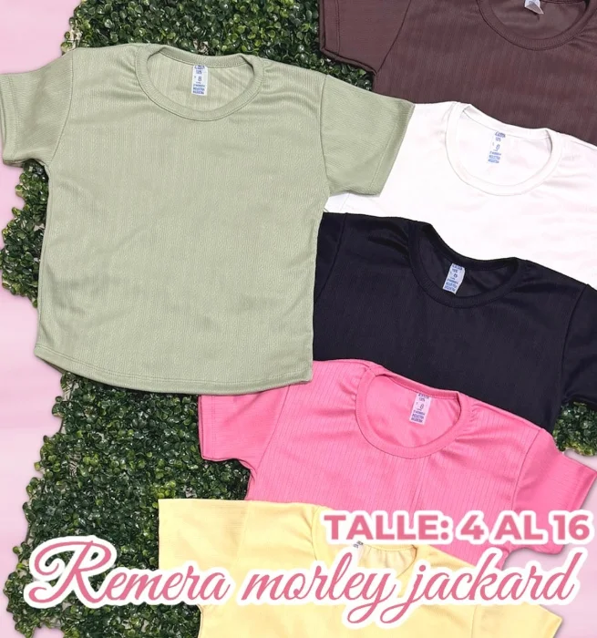 Remera Jackard