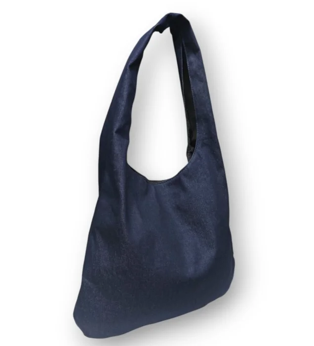 Bolso Tote Boho de Jeans C/ Broche 40×60 Cm Aprox, Marroquineria