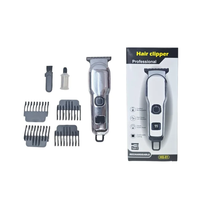 Maquina Patillera Profesional C/pantalla Recargable  (ht-773)