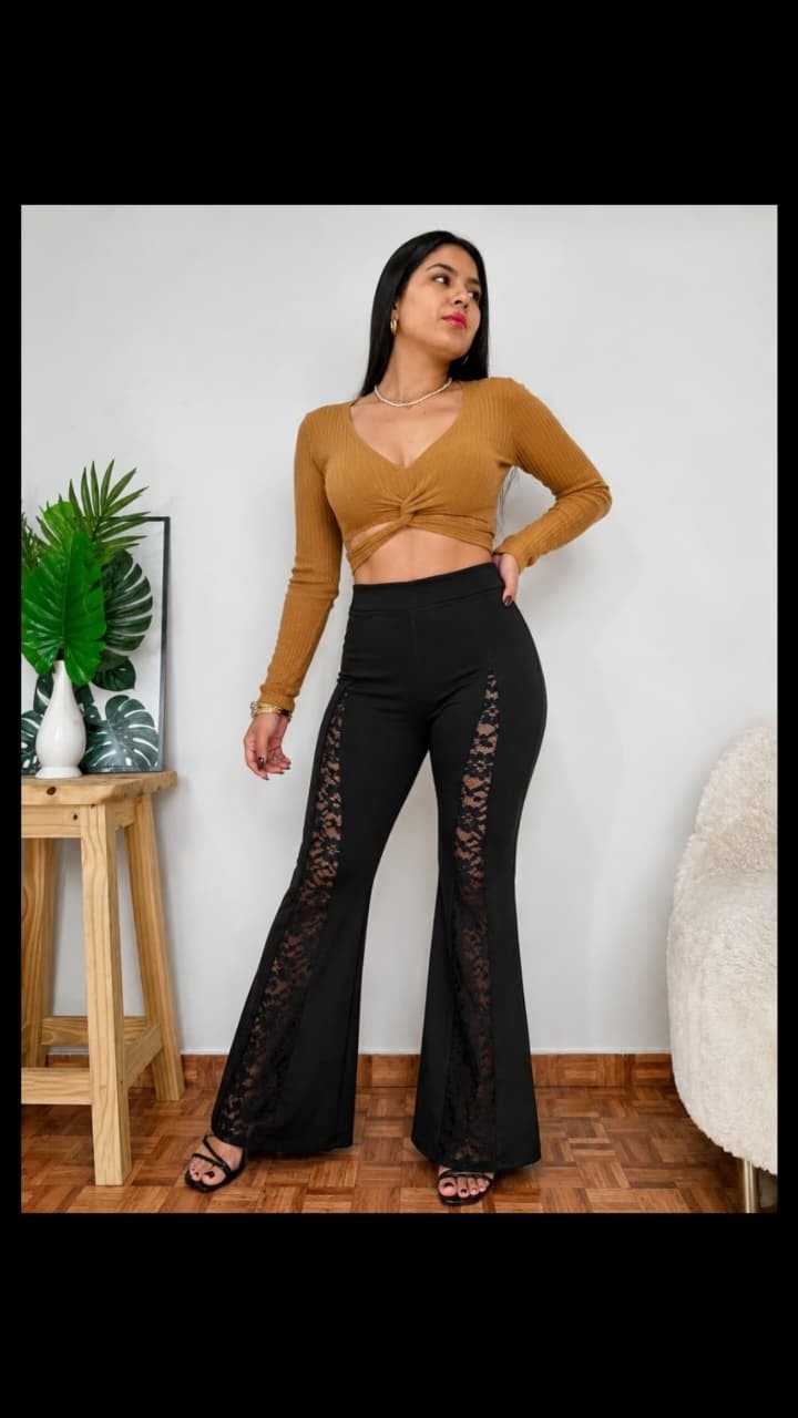 Pantalon Encaje o 6 Botones - Imagen 2