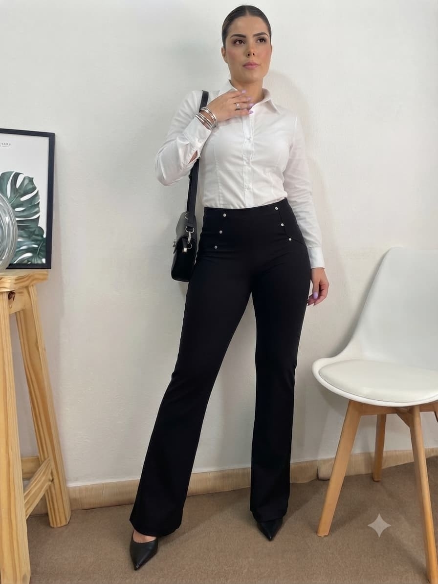 Pantalon Encaje o 6 Botones - Imagen 3