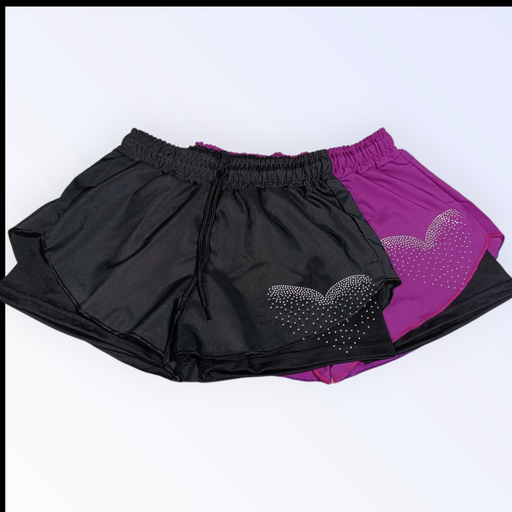 Shorts de Mujer Logo en Stras - Imagen 2
