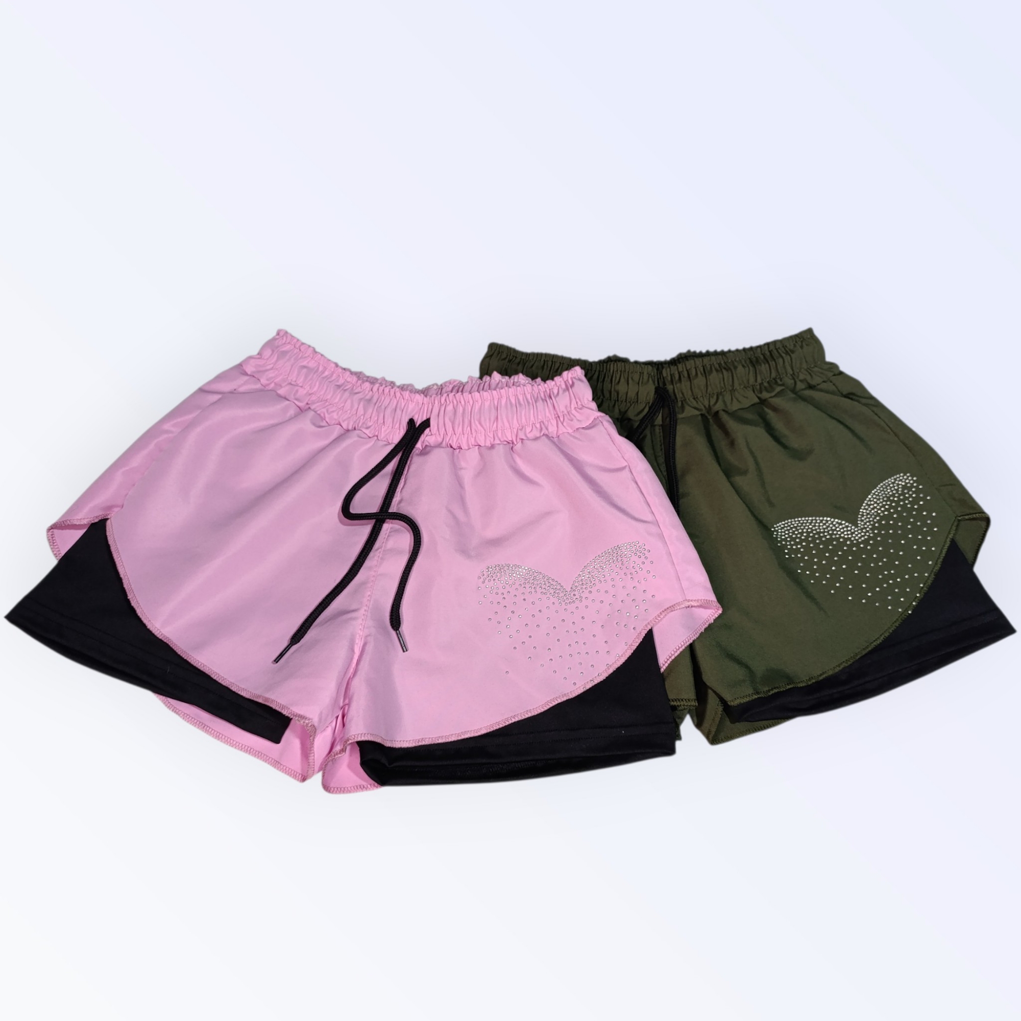 Shorts de Mujer Logo en Stras - Imagen 3