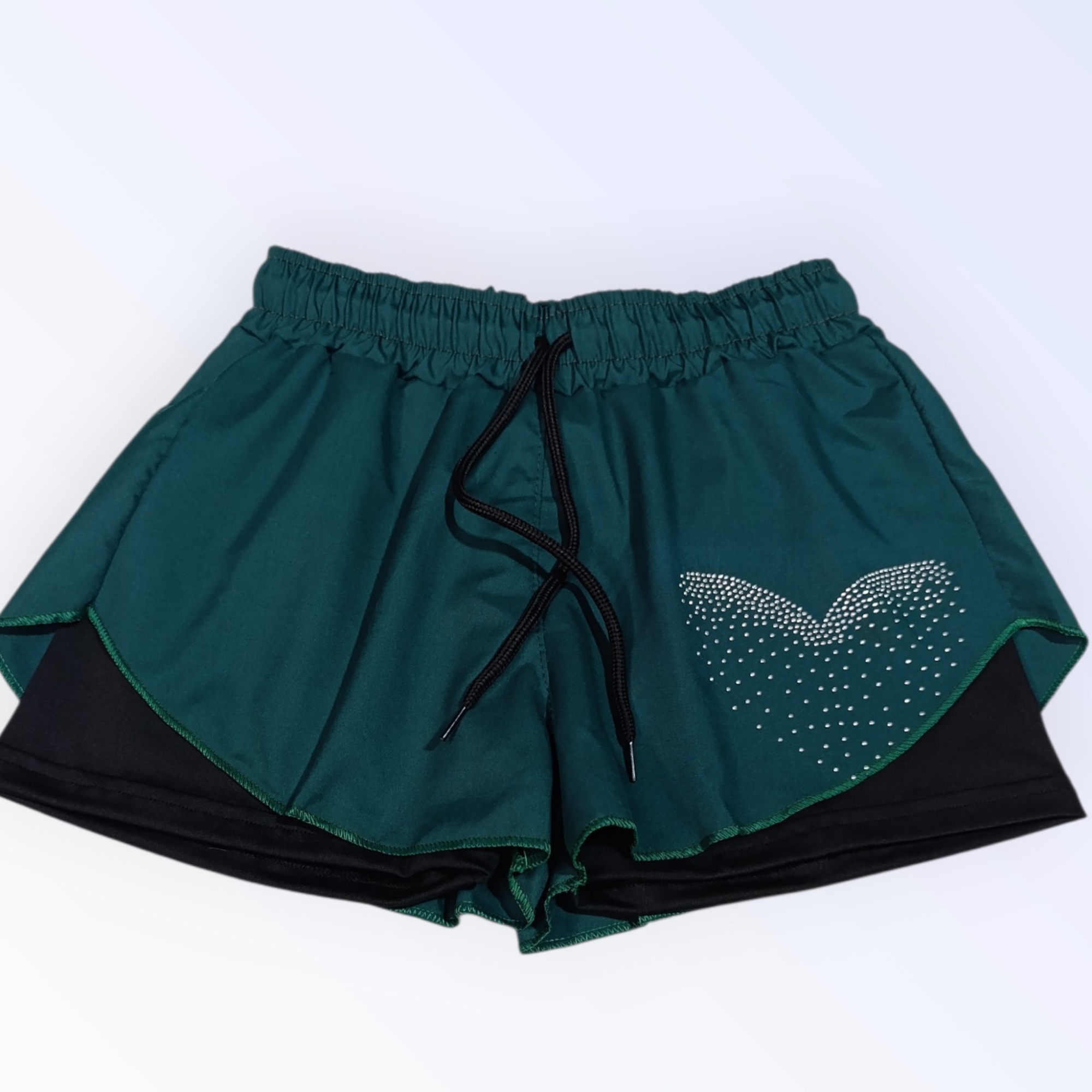Shorts de Mujer Logo en Stras - Imagen 4