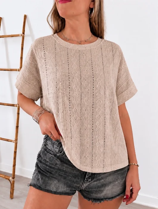 Remera de Broderie