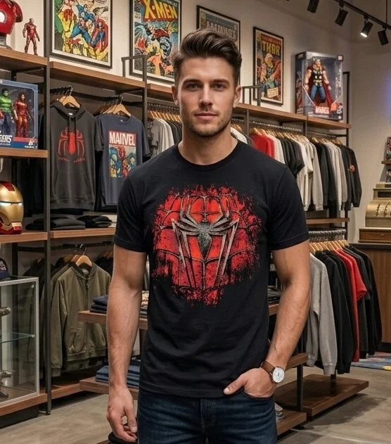 Remera Spider-man 100% Algodón