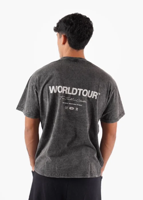 Remera Over Prelavada Worldtour