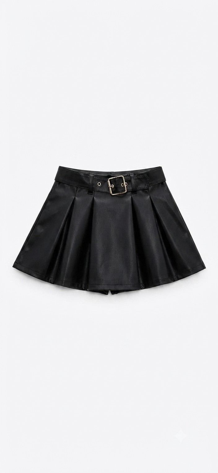 Short Pollera Ecocuero - Imagen 3